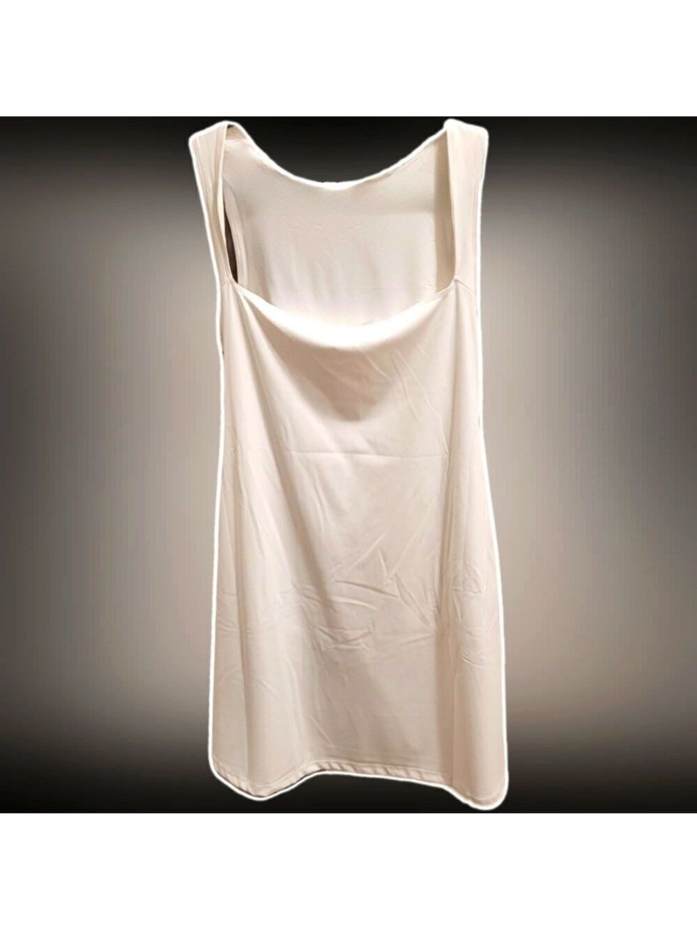 Women’s Cream Slip Dress - Lightweight Layering Slip